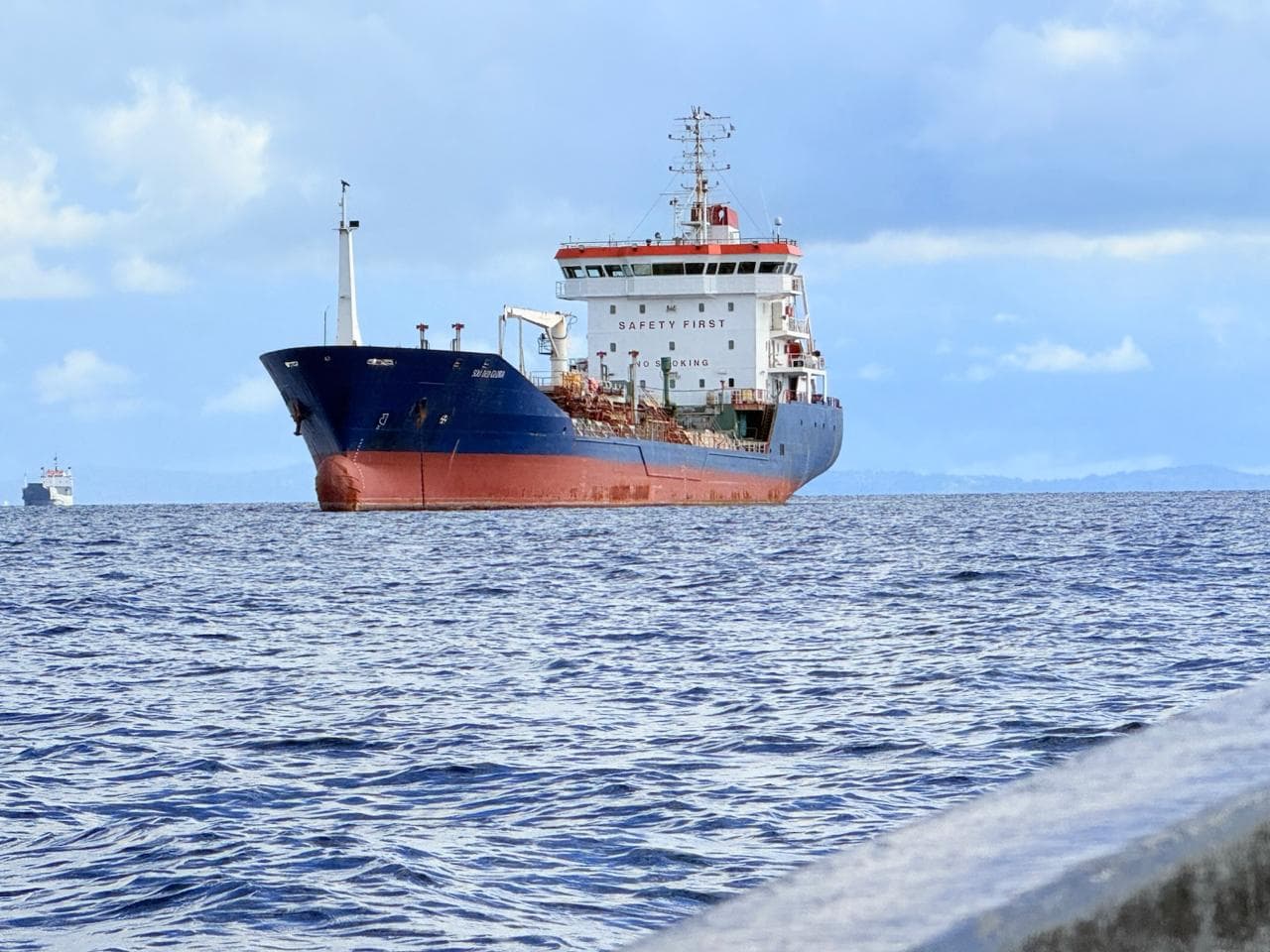 M/V Soli Deo Gloria at sea — where PortFlow's story began